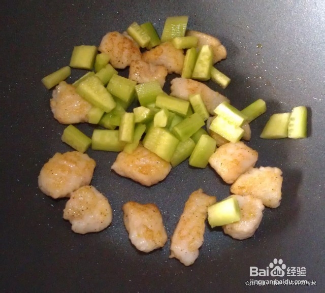 清新可口的龙利鱼沙拉