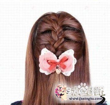 公主系蝎子辫发型半扎发发型详细步骤