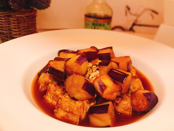 蜜汁茄子炸豆腐