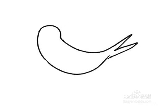 如何画一只小燕子