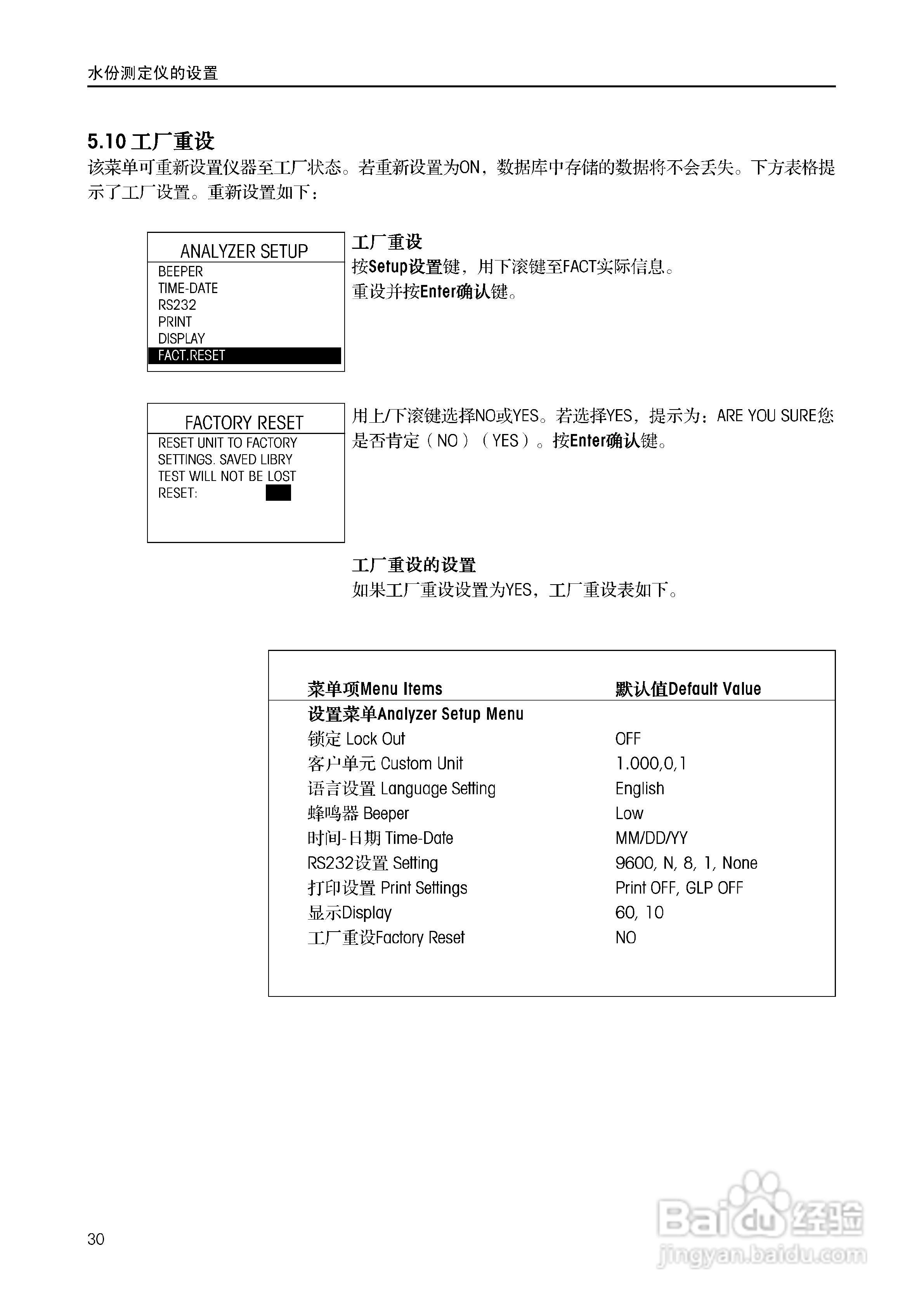 美国奥豪斯MB45水份测定仪中文说明书:[3]