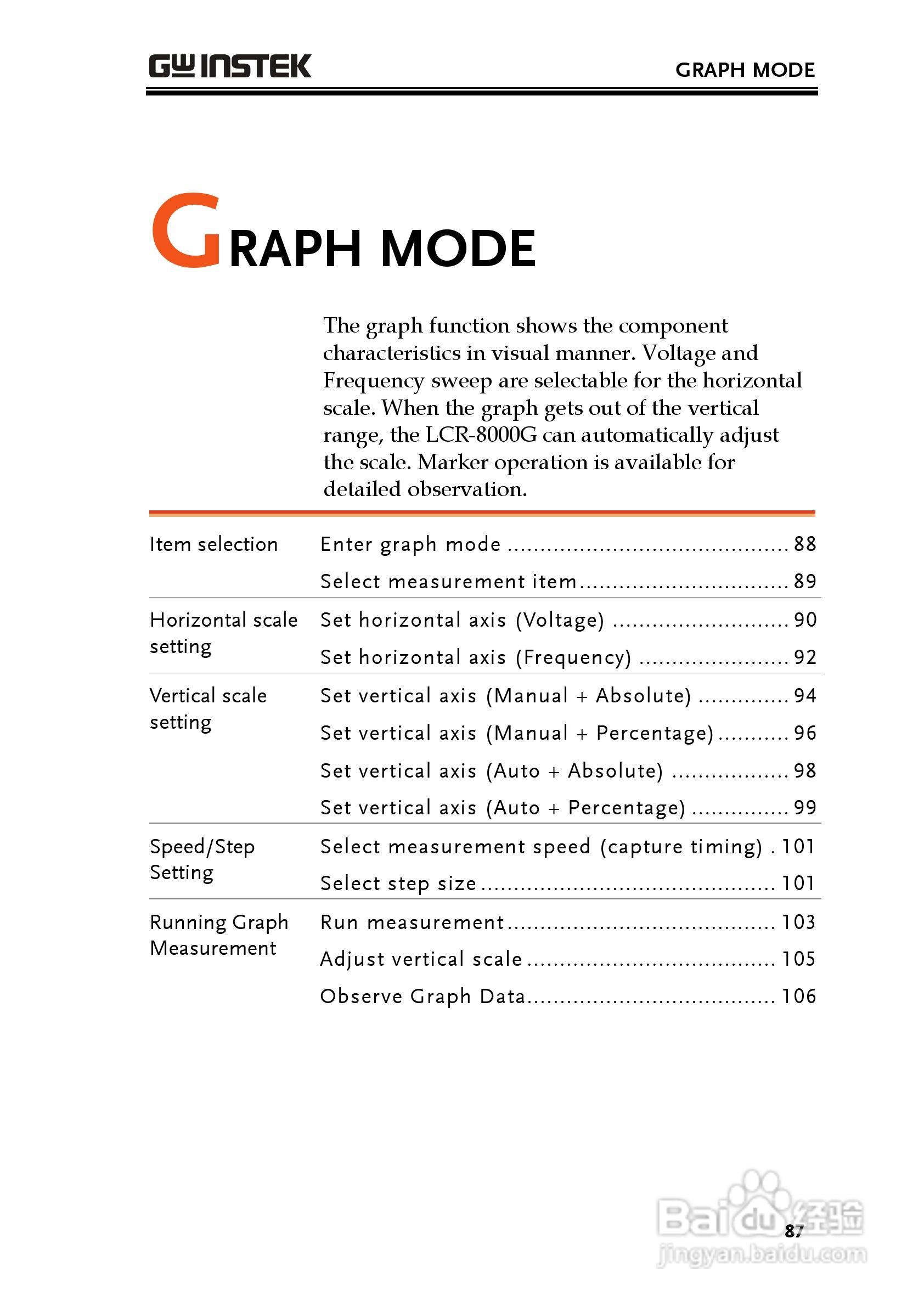 固纬LCR-8105G高精度LCR测试仪使用说明书:[9]