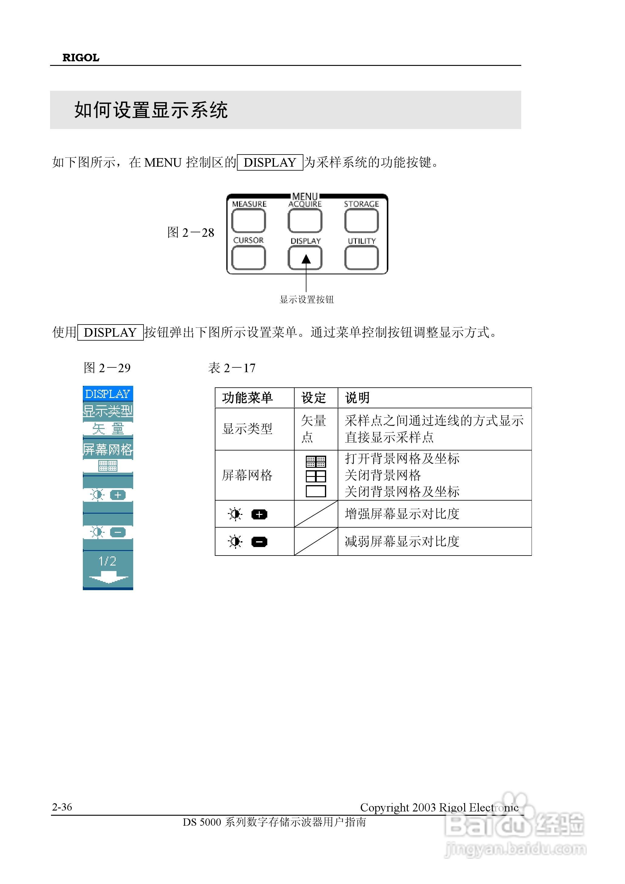 RIGOL DS-5000数字存储示波器用户手册:[7]