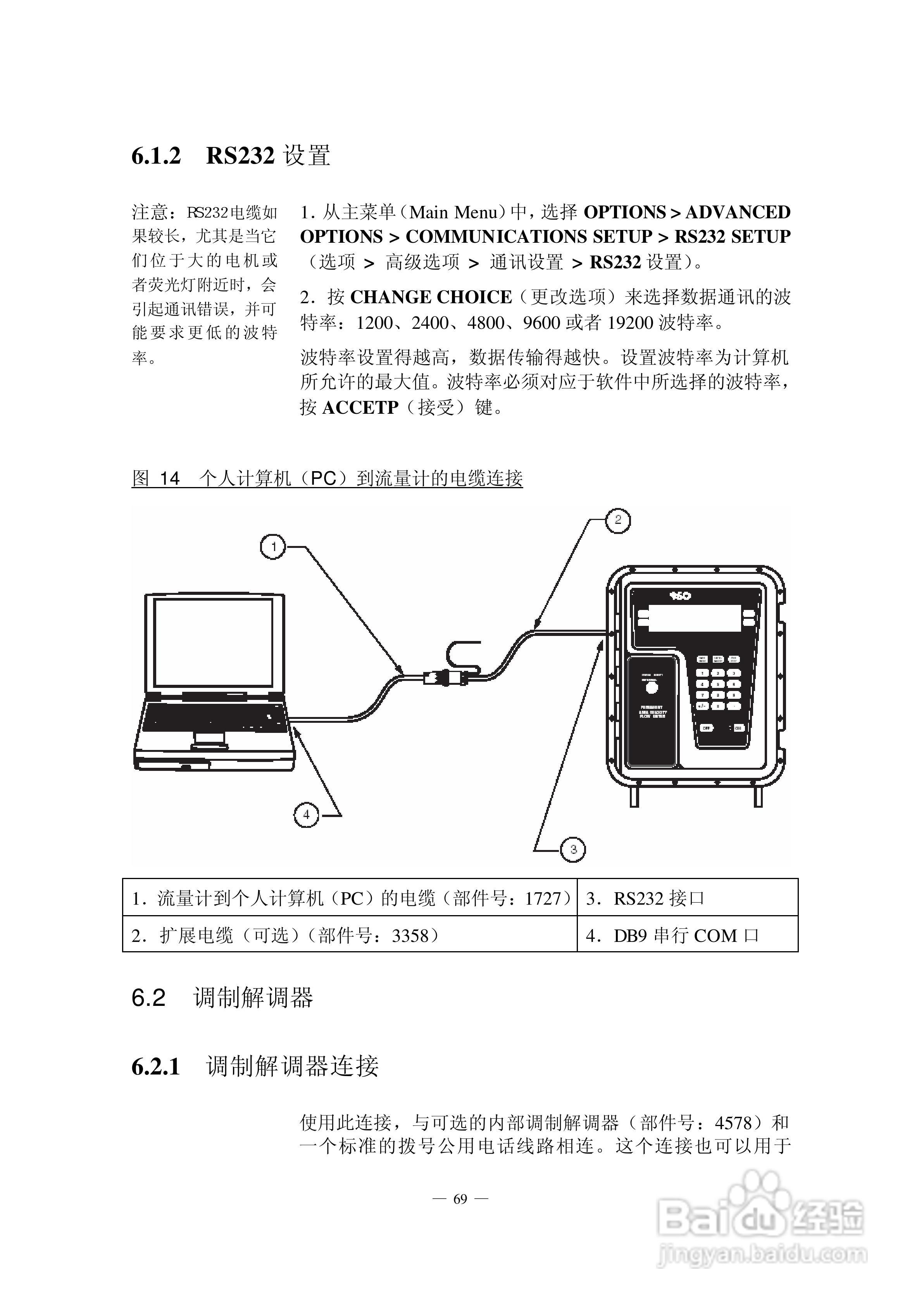 HACH 950 型流量计使用说明书:[8]