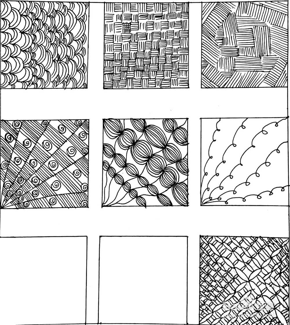 绘画入门基础:线条图案练习方法