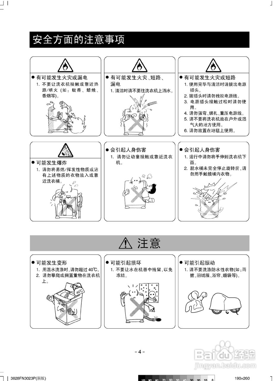 LG XQB42-98洗衣机使用说明书:[1]