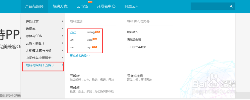 购买域名步骤,购买域名,租域名,阿里云域名