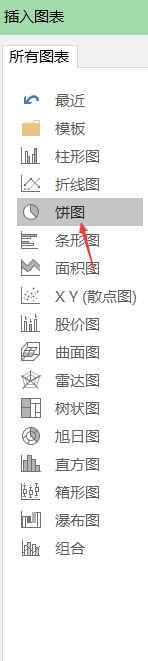 word中如何插入复合条饼图
