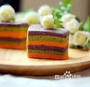 好看的三色发糕