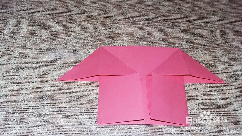 用彩纸折叠一所房子