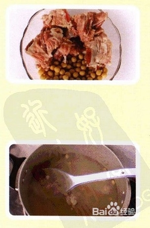 自己煲黄豆排骨汤