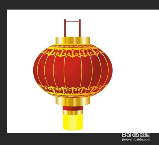 Photoshop将福字贴在灯笼上