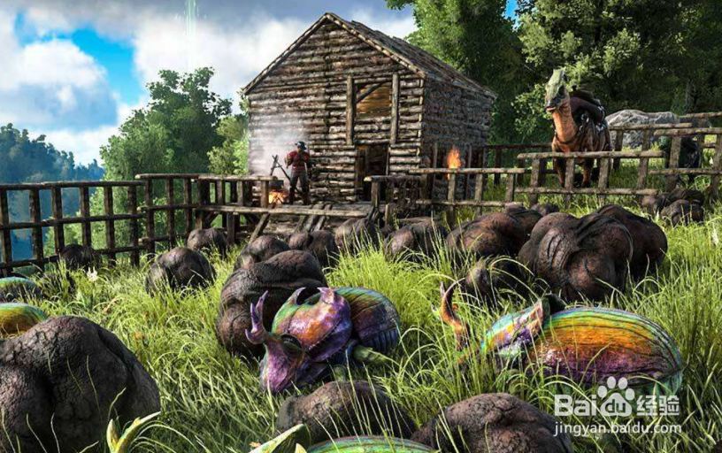 方舟怎么把肩上的猴子放下来