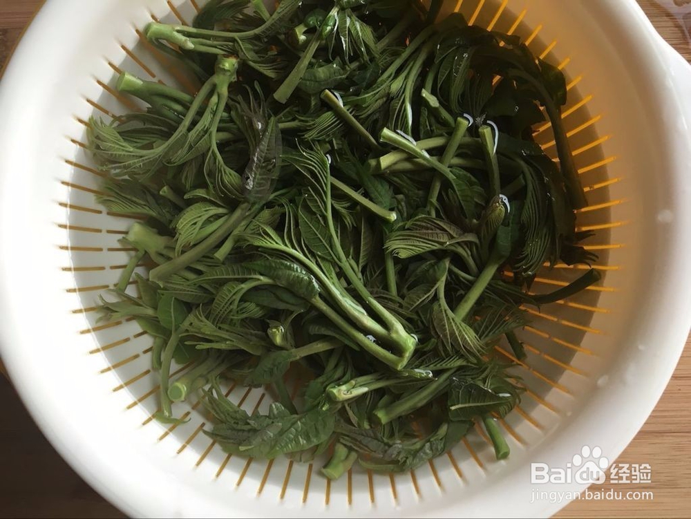 在家做炸香椿