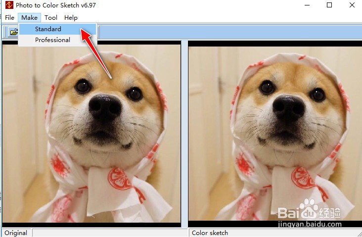 如何将彩色图片转换成油画风格效果