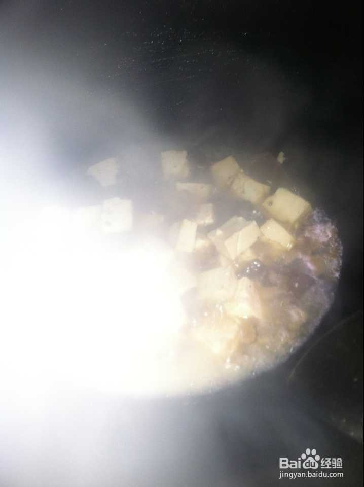 家常菜：猪血炖豆腐