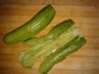 美味的凉拌黄瓜