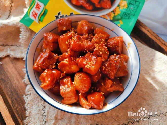 好吃香喷喷的桂花红烧肉的做法