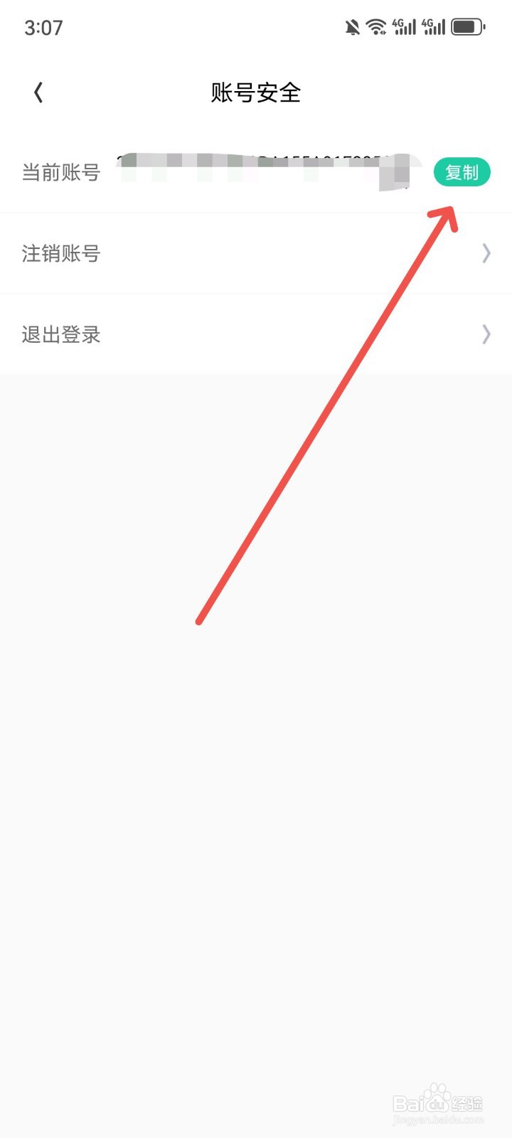 小日子记账本怎么复制当前账号信息