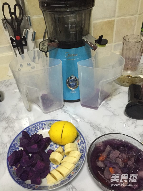 紫薯银耳饮的做法