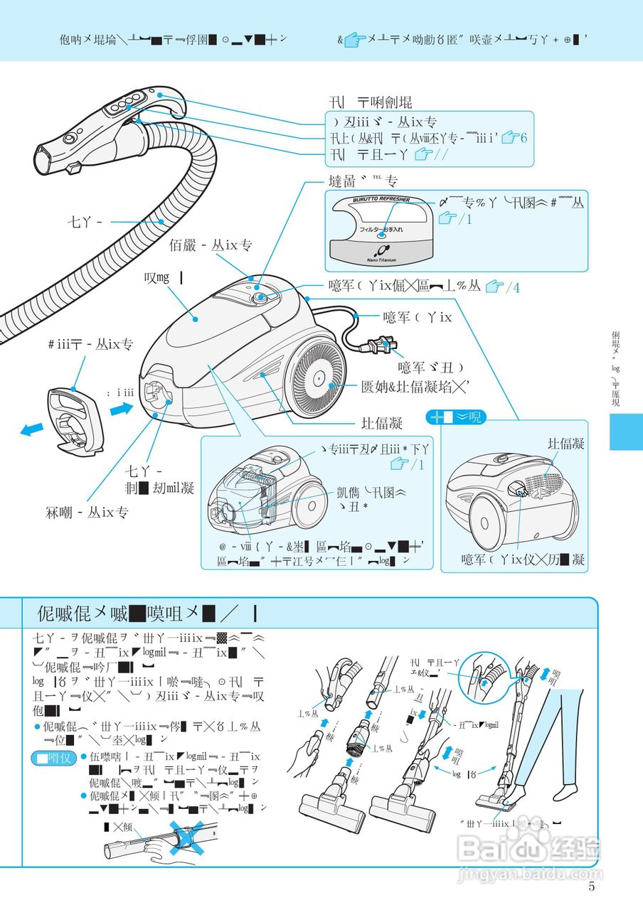 日立 CV-SJ9扫除机说明书:[1]