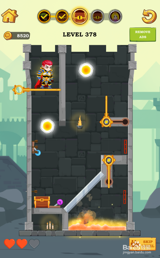 Super Hero Rescue的Level 378如何通过