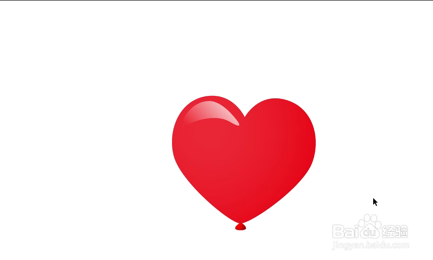 怎样在illustrator中绘制爱心气球小图标