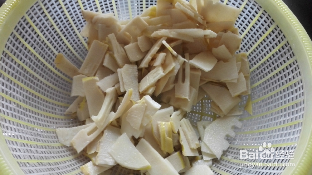 私房菜之鲜肉炒鲜笋