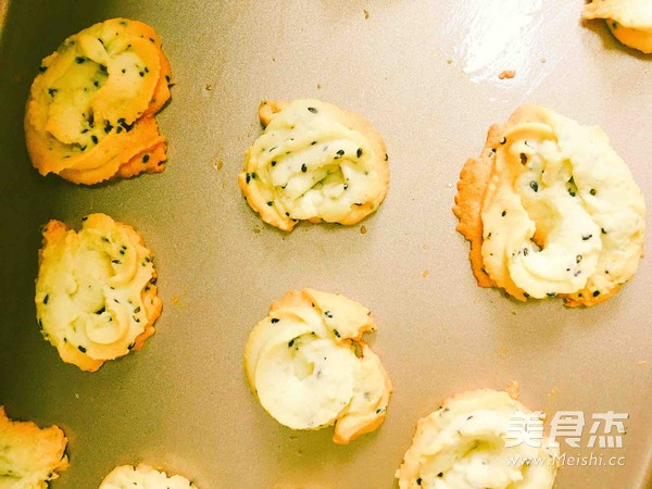 黑芝麻曲奇饼干