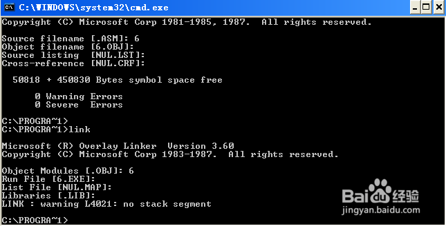 【I LOVE ZhuZhu】汇编语言6-1
