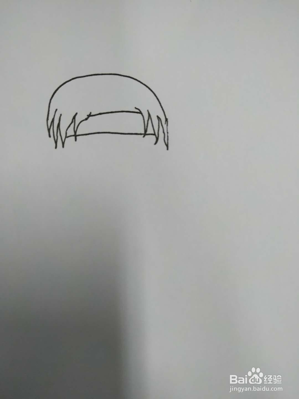 丸子头少女头像手绘