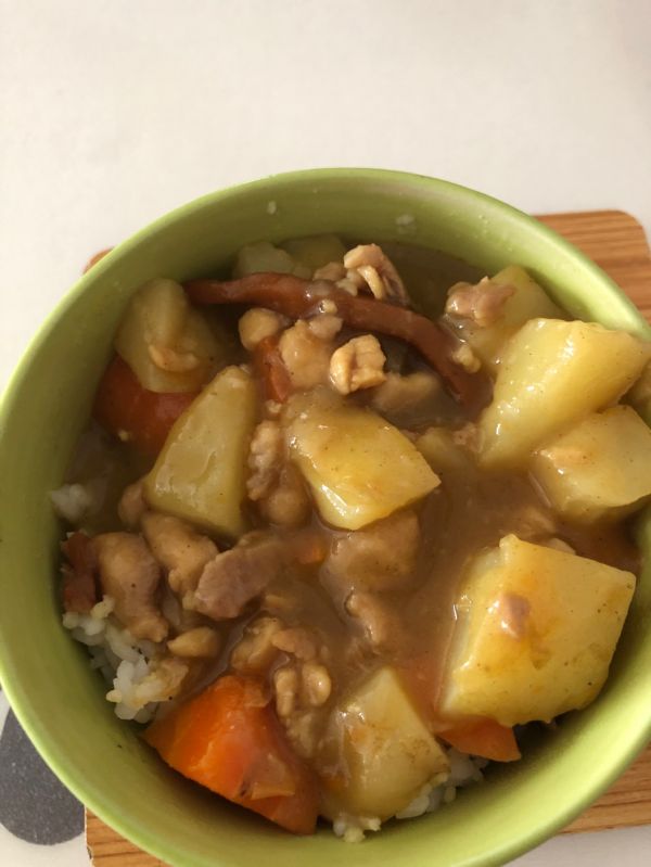 #美食视频挑战赛#咖喱鸡肉