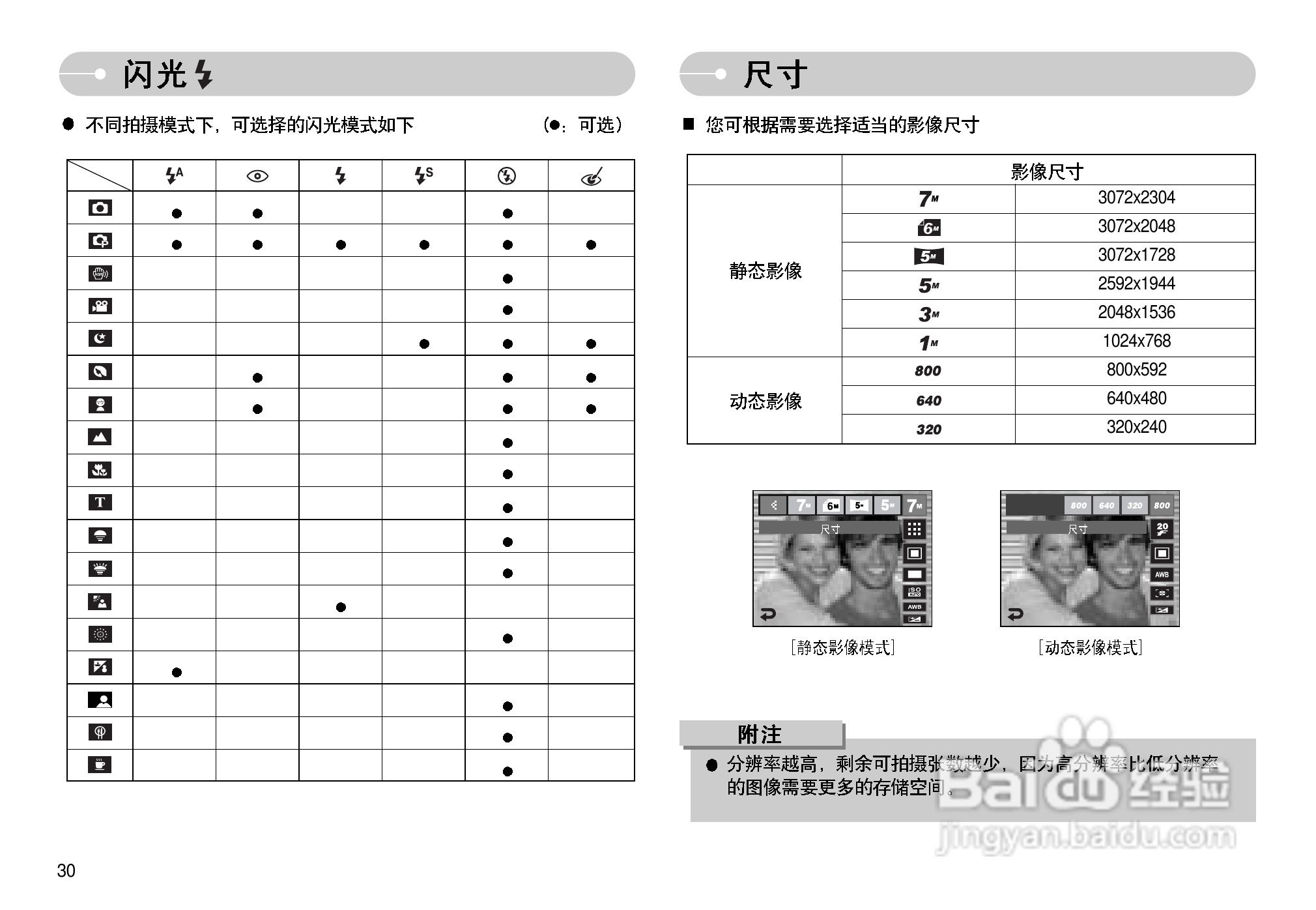三星I7数码相机使用说明书:[4]