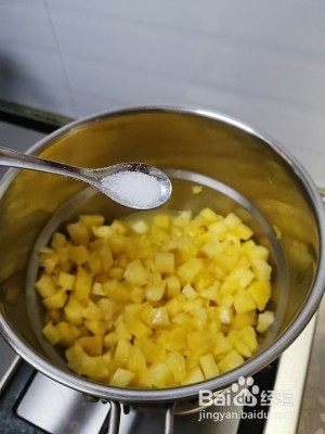 快手吐司菠萝派的做法