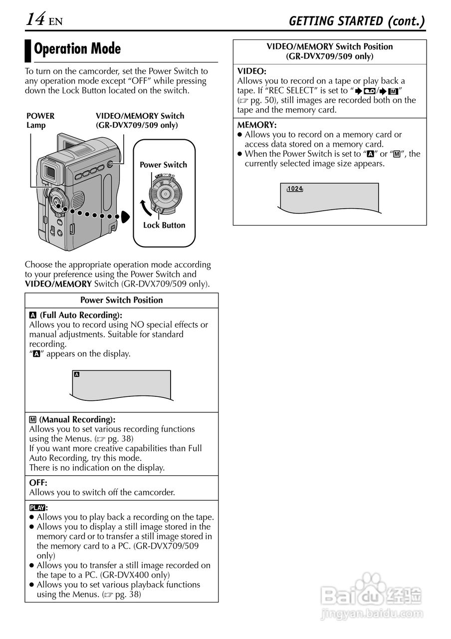 胜利JVC GR-DVX709SH数码摄像机使用说明书:[2]