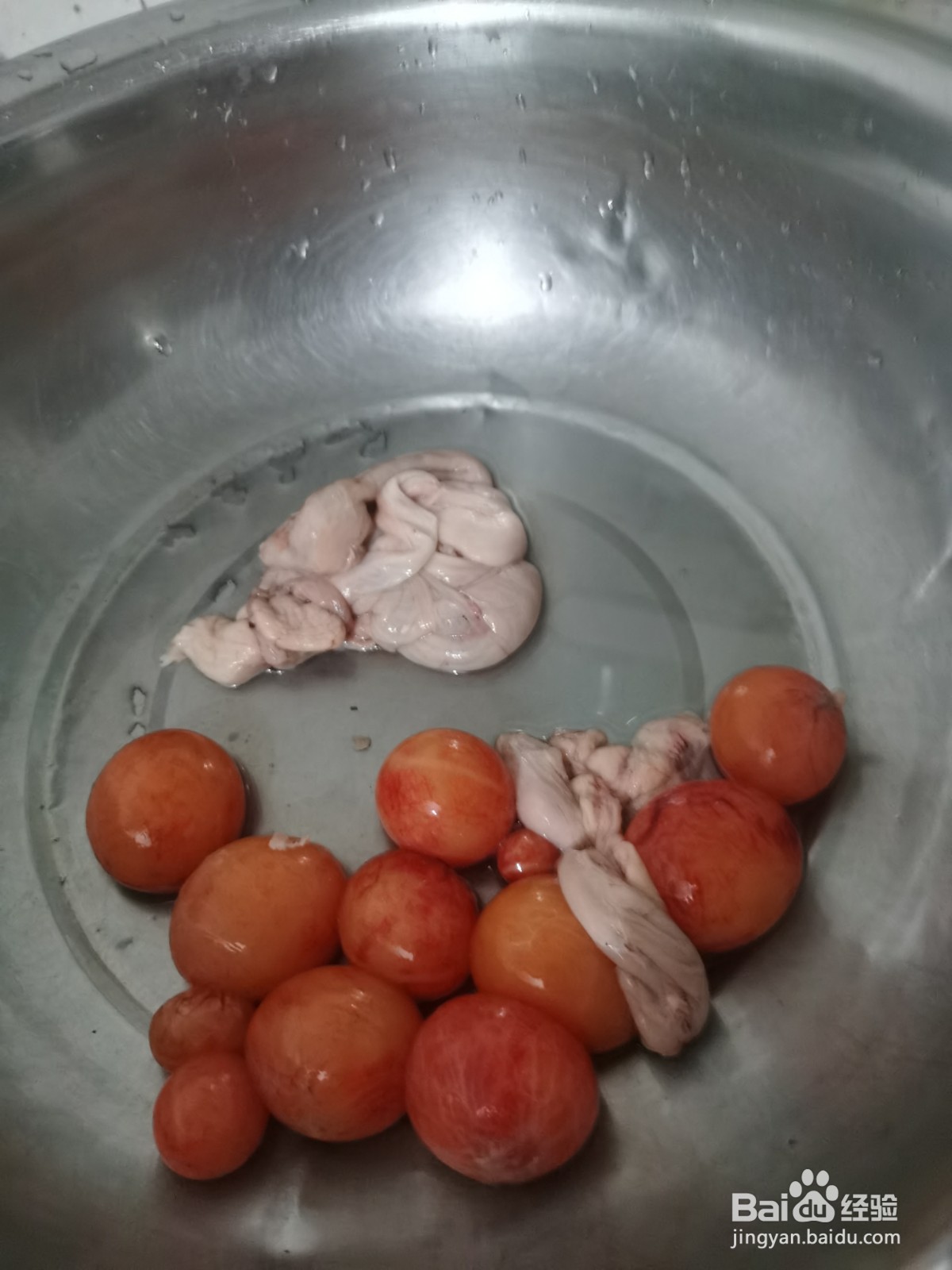 如何炒鸡内蛋和蛋肠?