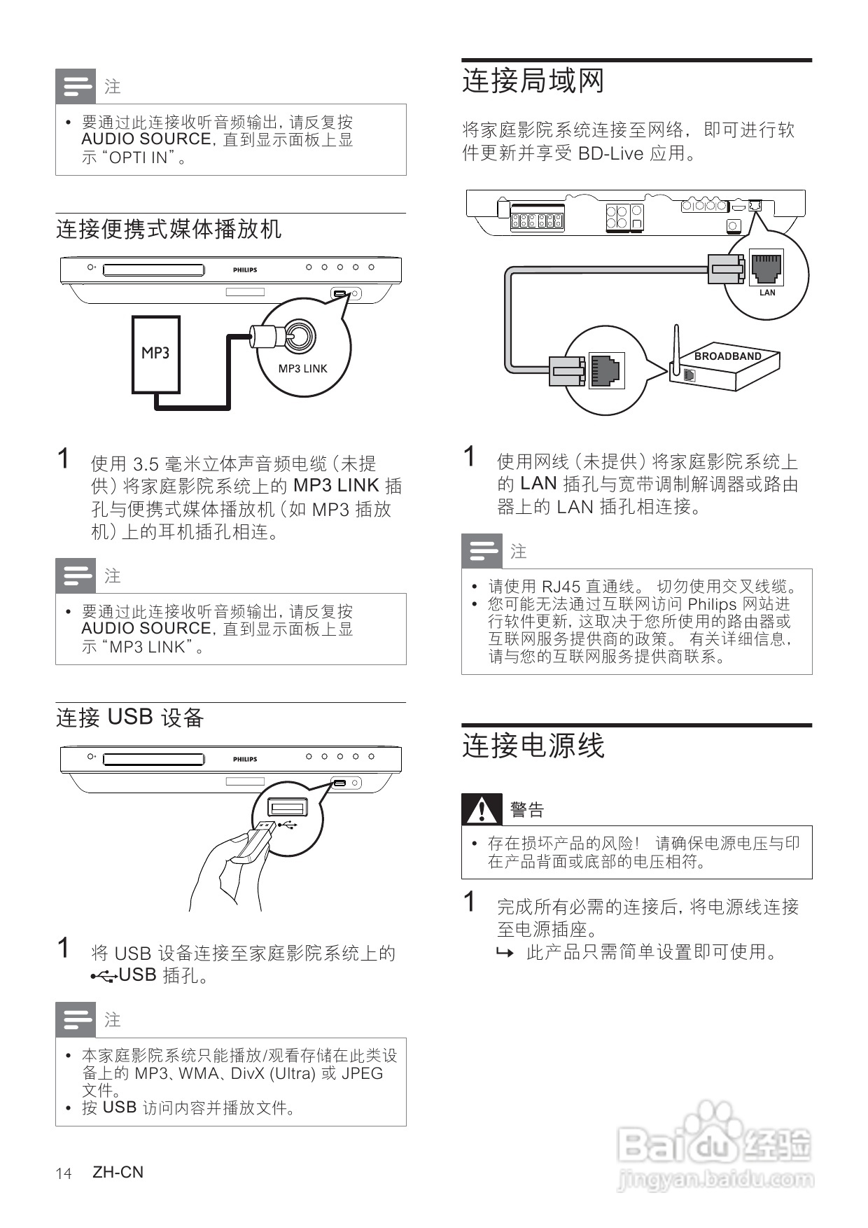 飞利浦HTS7540/93家庭影院使用说明书:[1]