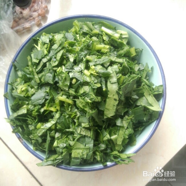 新手易做的菠菜饼
