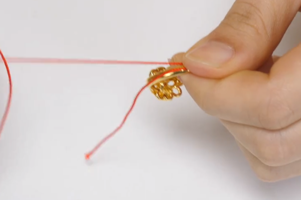 活口戒指怎么绑线