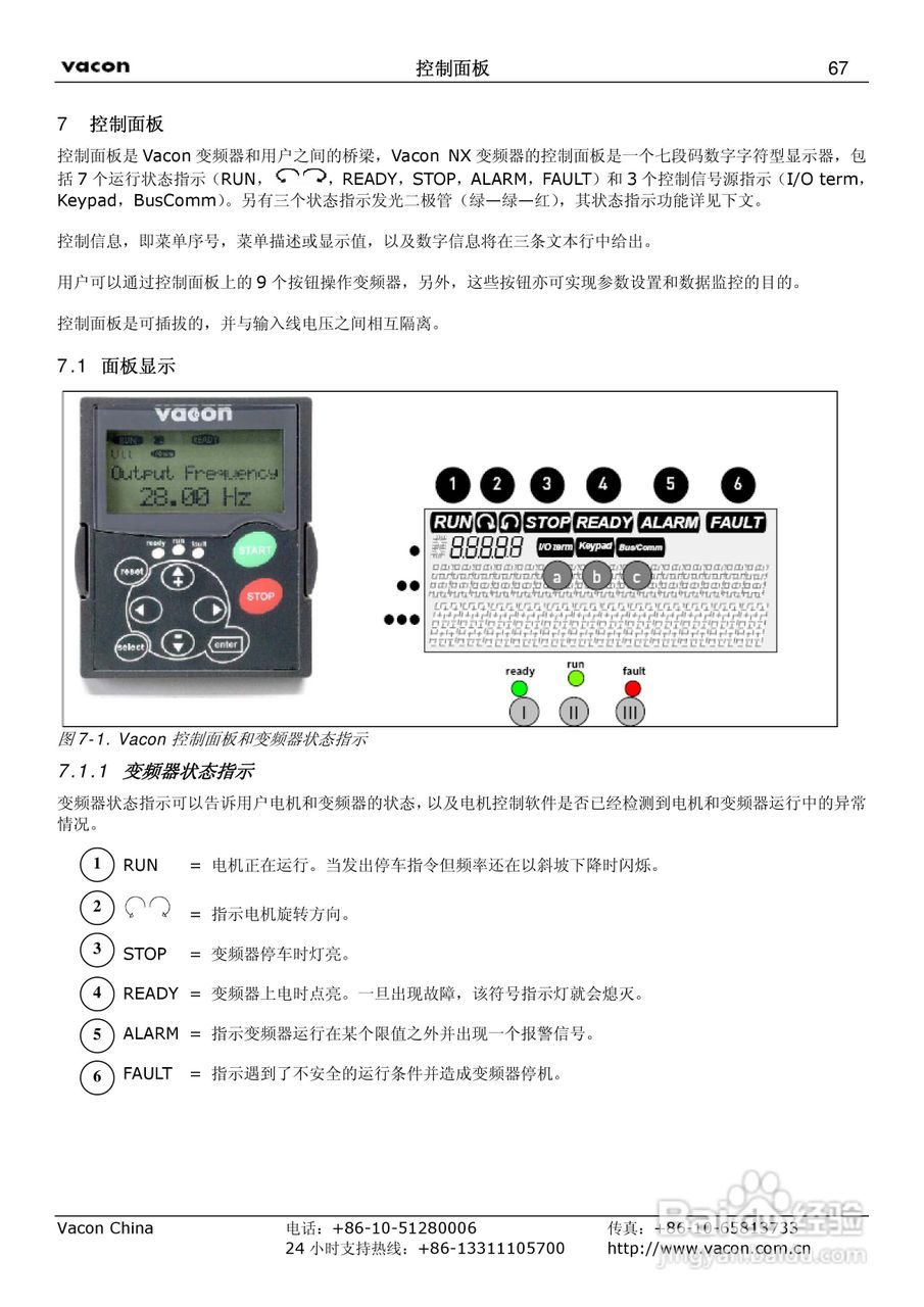 威肯NX-1030-5变频器使用手册:[7]