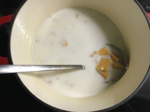 牛奶燕麦红薯粥