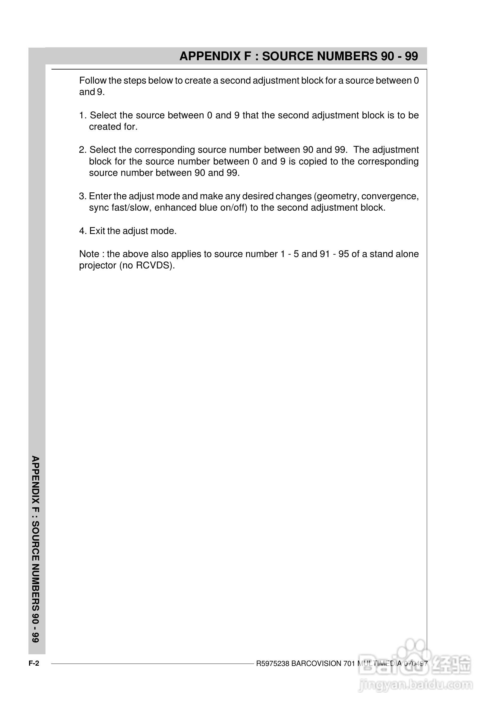 Barco巴可 VISION 701投影机说明书:[16]