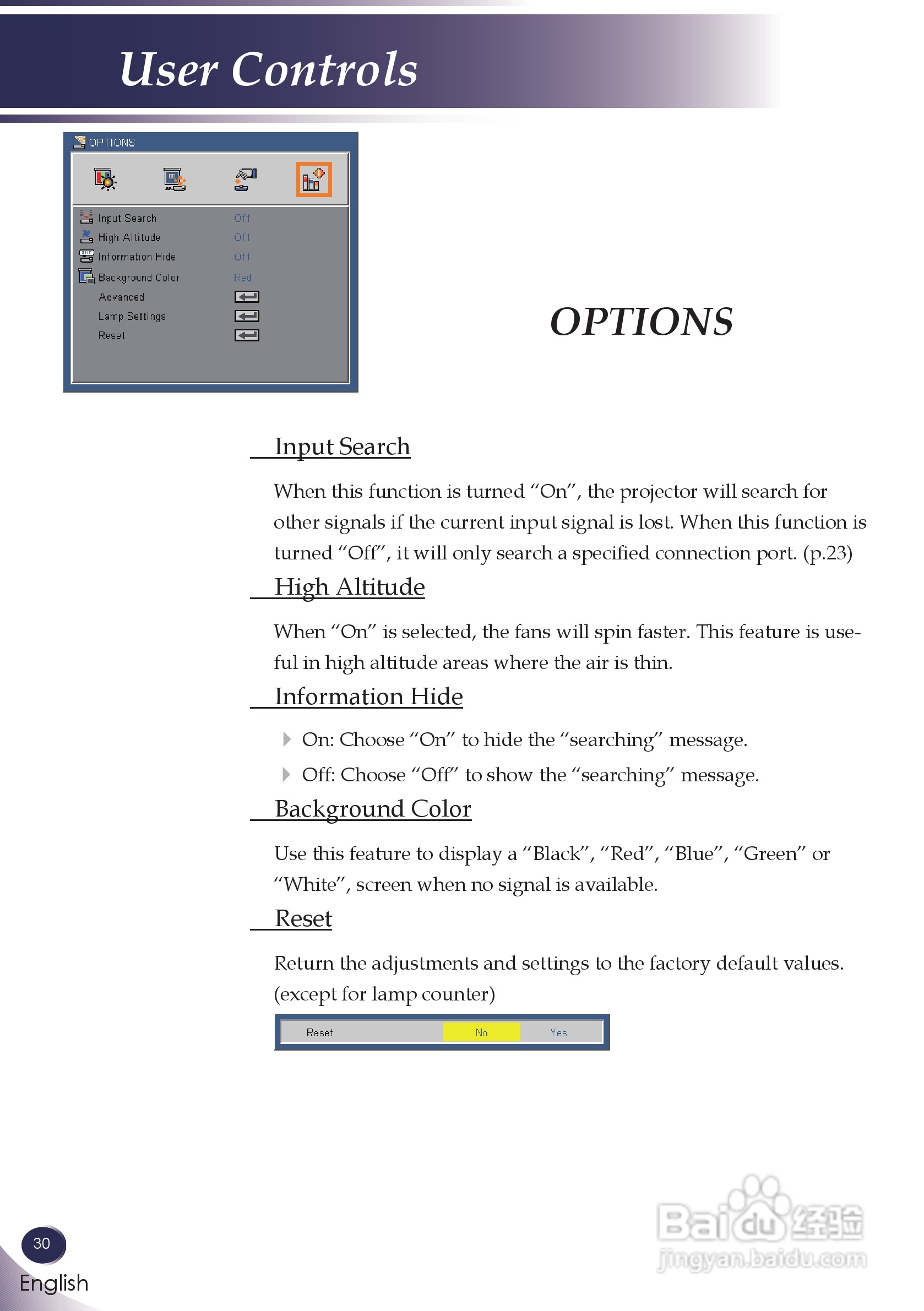 三洋 PDG-DSU30投影机说明书:[4]