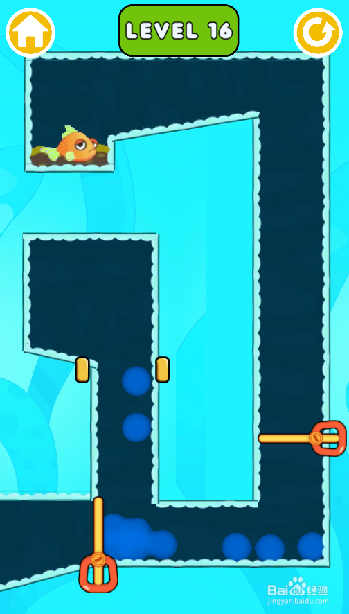 如何营救小金鱼（Level 16）