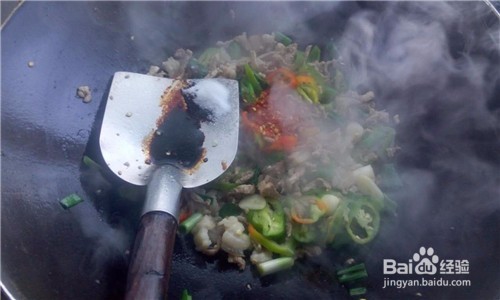 蒜香青椒肉丝的家常做法