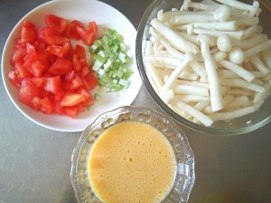 教你怎么做茄汁海鲜菇滑蛋