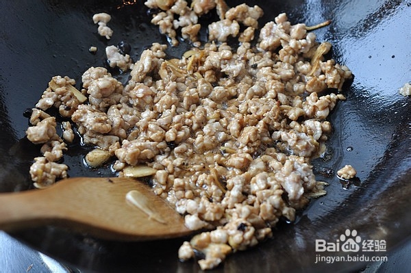 干煸肉末四季豆