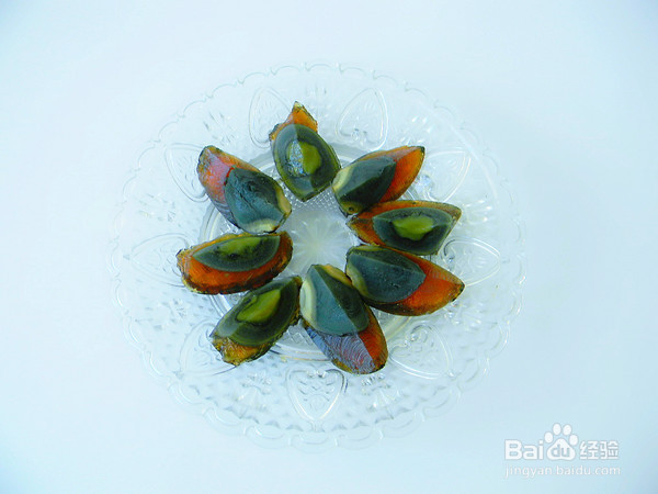 浇汁松花蛋的制作方法