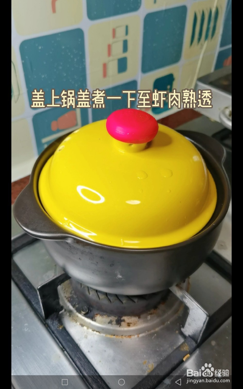 咖喱虾仁粉丝煲