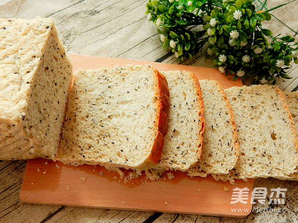 黑芝麻吐司的做法